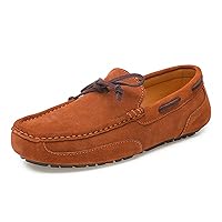 Mens Casual Slip-on Suede Leather Driver Loafers Boat Walking Shoes