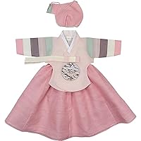 Korea Traditional Girl Baby Hanbok Dress 1st Birthday Dol Party 100 Days 1-15 Ages Junior Kid HGG105