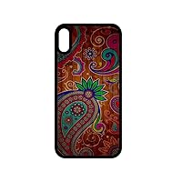 Personalized Paisley iPhone Xs Max Phone Skin Case, Gift for Teen Girls