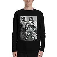 T Shirt Men Graphic Fashion Casual Cotton Crew Neck Long Sleeves T Shirts Soft Sports Tshirt