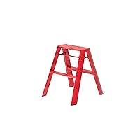 Hasegawa Ladders Lucano Step Ladder, 2-Step Red