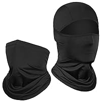 Achiou Neck Gaiter Face Scarf Mask-Dust Summer Balaclava Face Mask UV Protection Cooling