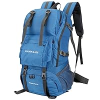 backpack,Large Capacity Riding Bag,HUIOP 50L Mountaineering Backpack Waterproof Outdoor Running Bag Bicycle Bag Large Capacity Riding Bag Breathable Jogging Travel Daypack Bag for Riding Running Hikin