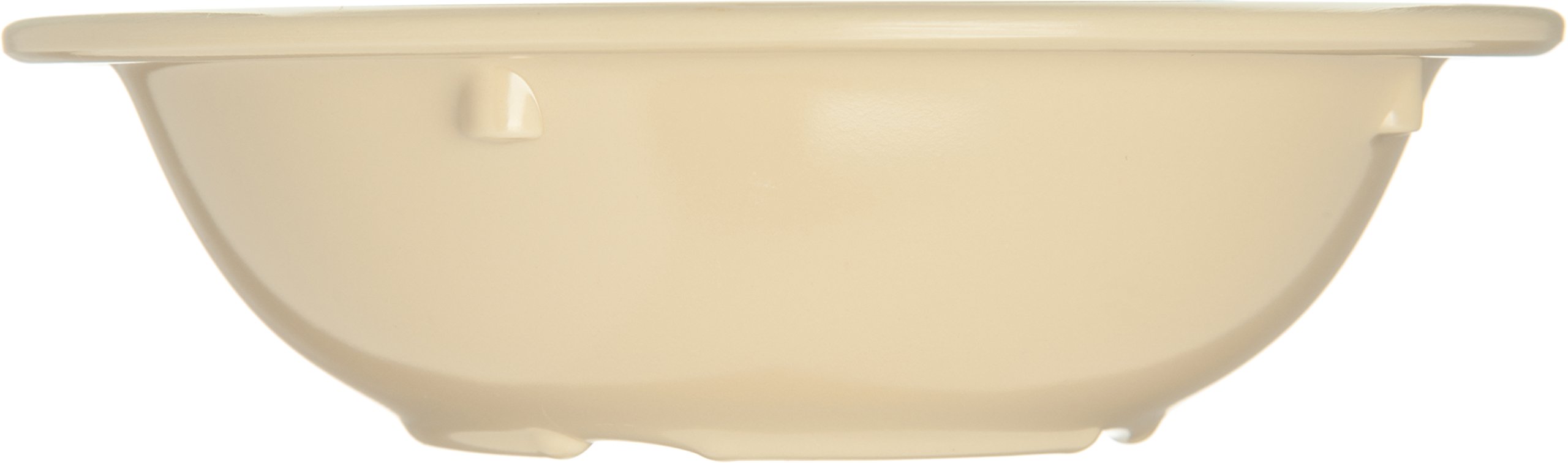 Carlisle FoodService Products Dallas Ware Reusable Plastic Bowl Fruit Bowl for Buffets, Home, and Restaurants, Melamine, 4.75 Ounces, Tan