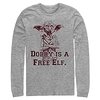 Harry Potter Big & Tall Dobby Free Elf Men's Tops Long Sleeve Tee Shirt
