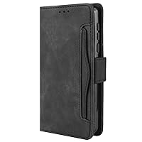 Blackview A55 Pro Case, Magnetic Full Body Protection Shockproof Flip Leather Wallet Case Cover with Card Holder for Blackview A55 Pro Phone Case (Black)