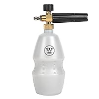 Westinghouse Outdoor Power Equipment Foam Cannon for Pressure Washers - 3600 Max PSI, 1/4” Connector - for Gas and Electric Pressure Washers
