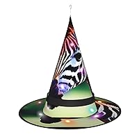 Witch Hats Hanging,Halloween Witch Hat Witch Cap Costume for Halloween Christmas Party-Lavender Hot Air Balloon