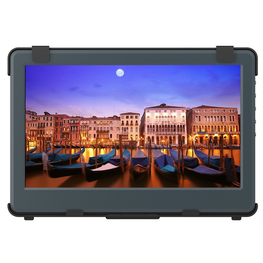 GeChic 1102H 11.6 inch FHD 1080p Built-in Battery Portable Monitor with HDMI & VGA Video inputs, USB Powered, Plug&Play, Ultralight and Slim, Built...