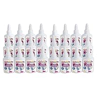 Colorations White School Glue, 1.25 oz, 12 Bottles per Set, 2 Sets, 24 Bottles Total, Each Set Individually Packaged, Personalize & Decorate for Gifts, Arts & Craft Craft for Children, Kids Crafts
