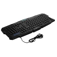 114-key LED Backlit Wired USB Gaming Keyboard or PC Gamers Office (19.09