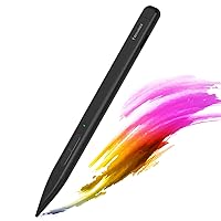 RENAISSER Raphael Slim Pen for Microsoft Surface Fits Surface Pro Keyboard, Made in Taiwan, Screen-Paper Dual-use Pen Tip, 4096 Pressure of Sensitivity, MPP 2.0, Bluetooth Shortcuts