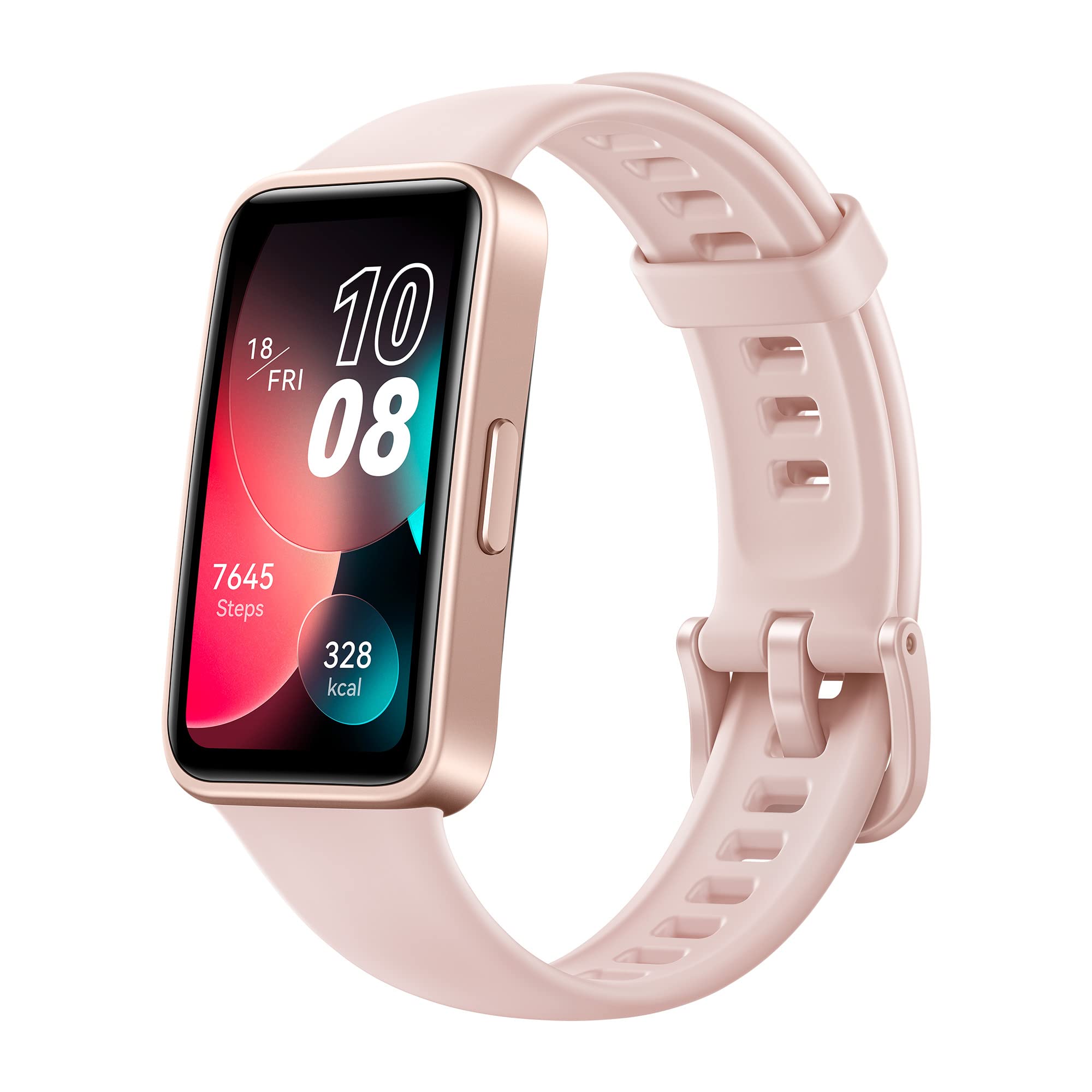 HUAWEI Band 8 Fitness Watch - Ultra Thin Smart Band design with Up to 2 Weeks Battery Life - Activity Trackers Compatible with Android & iOS with Full Health Management & Sleep Tracking - Pink