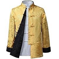 Mens Chinese Jackets Tang Suit Traditional Chinese Clothing for Men kung fu Uniform Traditional Chinese Clothing