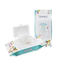 Dr. Talbot's Pacifier and Teether Wipes Naturally Inspired with Citroganix, Vanilla Milk (Pack of 2, 96 Count)