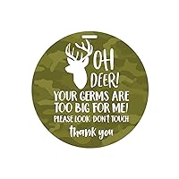 Camouflage Deer Stop No Touching Baby Car Seat Sign/Country Boy Stroller Tag/Camo Car Seat Accessory
