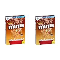 Honey Nut Cheerios Minis Breakfast Cereal, Made with Whole Grains, 10.8 oz (Pack of 2)