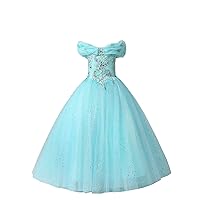 Glitz Sequined A line Cinderella Cap Short Sleeves Little Girls Pageant Prom Formal Dresses for Girls 2024