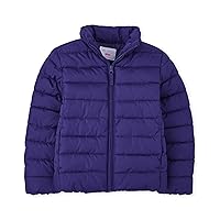 The Children's Place Girls Medium Weight Puffer Jacket, Wind-resistant, Water-resistant