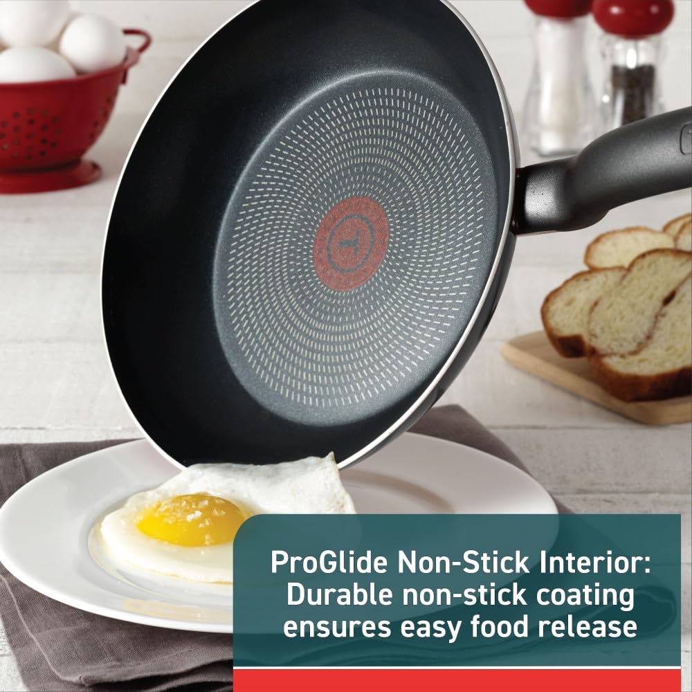 T-fal Initiatives Nonstick 6 Piece Set, Grey