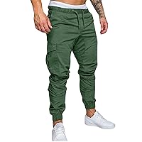Dudubaby Plus Size Pants Men's Sports Casual Jogging Trousers Lightweight Hiking Work Pants Outdoor Pant