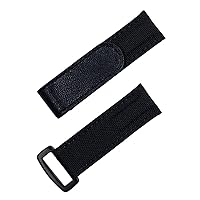 Nylon Fabric Leather 20mm Colorful Watchband for Rolex Strap Daytona Submariner GMT Yacht-Master Bracelet Watch Band (Color : Black blk Buckle, Size : 20mm)