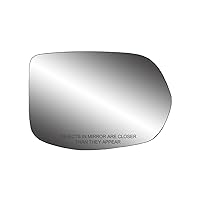 Fit System 80268 Passenger Side Non-Heated Mirror Glass w/Backing Plate, Honda CR-V, 4 15/16