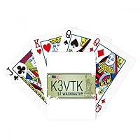 American USA Car Number Pattern Poker Playing Magic Card Fun Board Game