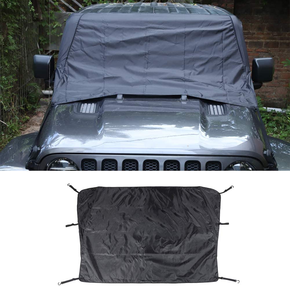 Mua Jeep Wrangler 2007-2017 JK Front Windshield Sun Shade Car Snowshield  Half Cover Car Jacket Front Cover Snow Protection Car Windshield Cover  Anti-frost Insulation Anti-frost Snow Cover Four Seasons Thick Car Universal