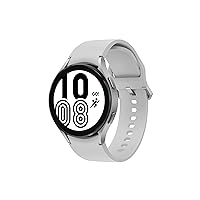 Galaxy Watch4 SM-R870NZSAXJP Smartwatch, 1.7 inches (44 mm), Silver (Genuine Galaxy Product)