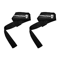 Gymreapers Lifting Wrist Straps for Weightlifting, Bodybuilding, Powerlifting, Strength Training, & Deadlifts - Padded Neoprene with 18 inch Cotton