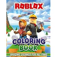 coloring book for kids: R0Bl0X coloring pages for kids ages 4-8,9-12