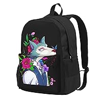 Anime Beastars Backpack Lightweight Backpacks Unisex Rucksack Fashion Casual Travel Bag