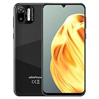 Ulefone 3G Smartphone without Contract, Note 6, 8.5 mm Ultra Thin Dual SIM Mobile Phone, 6.1 Inch HD+ Screen, 3 Card Slot Design, Android 11 Go, 1GB + 32GB, 2MP + 5MP Camera, Face Unlock GPS Black
