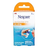 3M PERSONAL AND HEALTH CARE 78498 Nexcare No Sting Liquid Bandage Spray - 0.6...