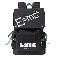 Dr.STONE Anime Cosplay Rucksack 15.6 Inch Laptop Backpack Casual Travel Bag Unisex Green / 5