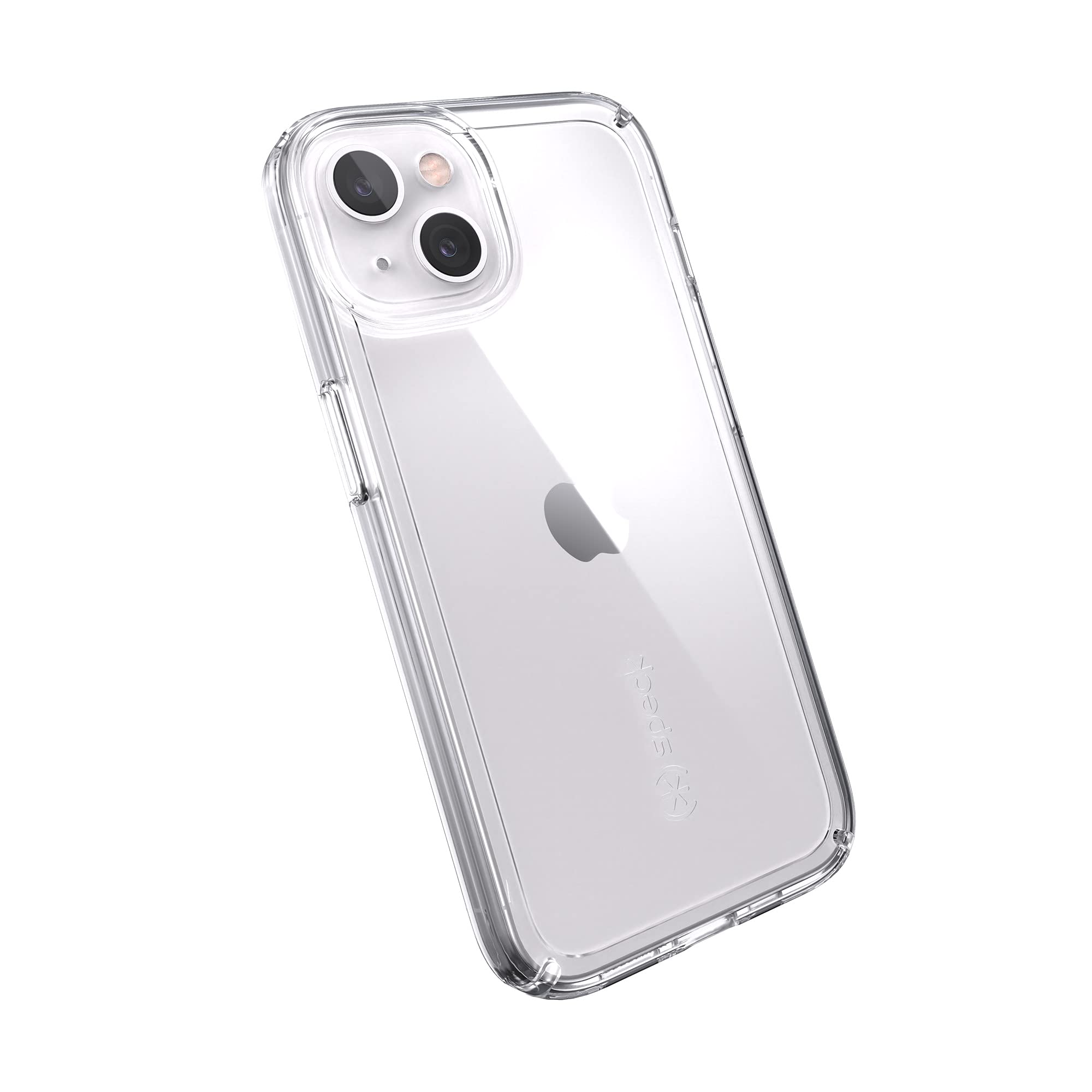 Speck iPhone 13 Clear Case - Drop Protection, Scratch Resistant iPhone 13 Case with Anti-Yellowing & Anti-Fade Slim, Dual Layer Design for 6.1 Inch Phones - Wireless Charging Compatible - GemShell
