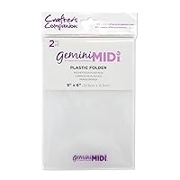 Gemini GEMMIDI-Acc-FOLD Midi Manual Die Cutting & Embossing Machine-Plastic Folder-2 Pack, 6