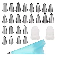 Russian Piping Tips Set, 83pcs Cake Decorating Baking Supplies Kit, Premium Russian Tulip Icing Piping Ruffle Nozzles, Flower Frosting Tips, Bakes Flower Nozzles-Large Cupcake Decorating Kit