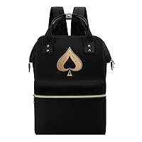 Ace of Spades Diaper Bag Backpack Travel Waterproof Mommy Bag Nappy Daypack