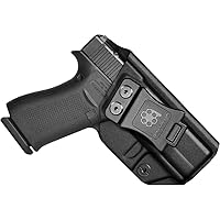 Amberide KYDEX Holsters for Glock 43/43X & 43X MOS | Adjustable Cant | Inside & Outside Waistband Concealed Carry Options | IWB & OWB for Ultimate Comfort & Stability