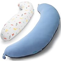 BYRIVER Adult and Kids Full Body Pillow Bundle