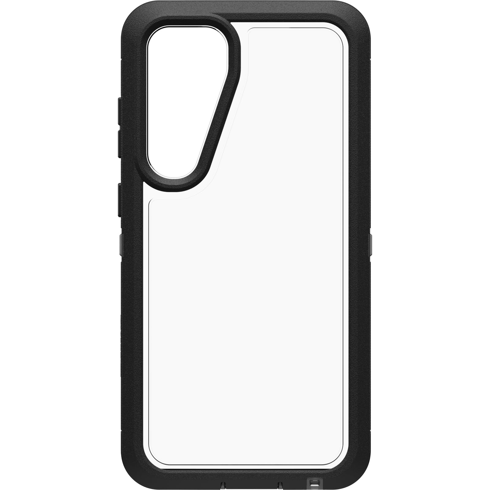 OtterBox Samsung Galaxy S24+ Defender Series XT Clear Case - Dark Side (Clear/Black), screenless, Rugged, Lanyard Attachment