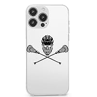Black Lacrosse iPhone 13/13Pro/13Pro Max/13 Mini Case Cover Cute