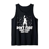 Don't Fart Workout Women's Kettle Bell Exercise Funny Gym Tank Top
