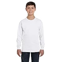 Gildan Boys Heavy Cotton Long Sleeve T-Shirt