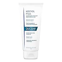 Ducray Kertyol P.S.O. Shampoo, Scalp Prone to Psoriasis, Micronized Sulfur, Salicylic Acid, Soothes Red, Irritated Scalp, 6.7 oz.