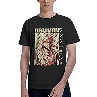 Anime 3D Printing T Shirt Deadman Wonderland Shiro Men Short Sleeve Clothes Fashion Summer Tee Black