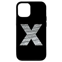 iPhone 12/12 Pro Letter X Alphabet Case