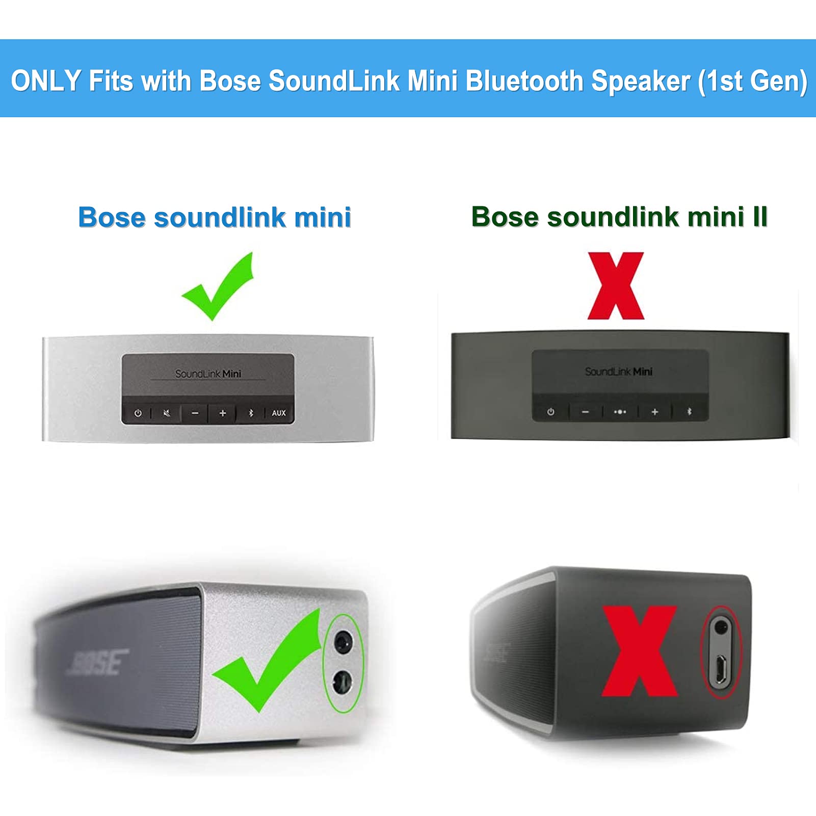Mua 12V Charger for Bose Soundlink Mini (1st Gen ONLY) Speaker 359037-1300  371071-0011 Power Cord Bose SoundDock XT 626209-1300 PSA10F-120 Replacement Bose  Soundlink Mini Charger Cord  trên Amazon Mỹ chính hãng 2023 |  Giaonhan247